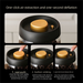 Coffee Bean Tea Vacuum Glass Press Light-Proof Sealed Food-Grade Storage Canister Moisture-Proof_maomaolike.com