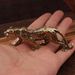 Cross-Border Hot Sale Brass Chinese Style Leopard Antique Ornament Office Desk Portable Plaything Vintage Collectible_maomaolike.com