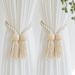 Hot Selling New Country Style Curtain Tiebacks Natural Wood Strong No-Drill Magnetic Buckle Rope Tie Band 2p-set_maomaolike.com
