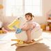 Baby Rocking Horse, Kids Ride On Pelican Rocking Horse For Toddlers 18–36 Months With Realistic Duck Sound, White_maomaolike.com
