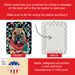 Shar Pei Christmas Porcelain Ornament Christmas Tree Hanging Decorations For Home Christmas Holiday, Rectangle, Gift, Multicolor_maomaolike.com