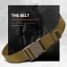 HOT Camouflage Combat Belts Quick Release Belt Fashion Black Men Canvas Waistband Outdoor Hunting Cycling 80-125cm_maomaolike.com