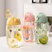 Children's Water Bottle For School Portable Cartoon Dinosaur Sippy Creative Feeding Cup With Straws And Lids Drinkware_maomaolike.com