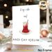 Turkish Tea Themed Painting Poster, Minimalist Illustrated Tea Cup & Quote Poster, Relaxing Design, Suitable For Kitchen And Dining Room Decor_maomaolike.com