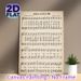 Jesus Loves Me Hymn Painting Poster, Vintage Sheet Music Style Poster, Warm Religious-inspired Decor Ideal For Home, Church Or Prayer Space_maomaolike.com