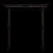 Metal Garden Arch With Adjustable Width W42.52''~W78.15'' Climbing Plants Support Rose Arch Outdoor Black_maomaolike.com