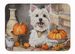 Westie Fall Kitchen Pumpkins Memory Foam Kitchen Mat Machine Washable Anti-Fatigue Mat Cushion Comfort Bath Mat Or Kitchen Rug_maomaolike.com
