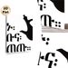 Arabic Teapot & Stylized Script Painting Poster, Minimalist Black & White Graphic Poster, Sleek Understated Decor Piece Suitable For Kitchen, Dining_maomaolike.com
