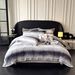 Maillard Series Rabbit Fur Patchwork Four-Piece Set_maomaolike.com