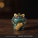 Pair Of Lucky Stone Lions Healing Energy Good Things Happen Creative Crafts Ornaments Company Personal Souvenirs_maomaolike.com