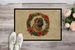 Shar Pei Christmas Flowers Doormat Front Door Mat Indoor Outdoor Rugs For Entryway, Non Slip Washable Low Pile, 24H X 36W_maomaolike.com