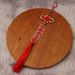 Mountain Ghost Chinese Knot Tassel Pendant Retro Craft Thunder Bagua Gold Edge Plum Blossom Coin Door-to-Door Hanging_maomaolike.com