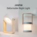 Foldable Touch Dimmable Reading LED Night Light Portable Lantern Lamp USB Rechargeable For Home Decor_maomaolike.com