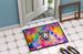 Hippie Animal Sheep Doormat Front Door Mat Indoor Outdoor Rugs For Entryway, Non Slip Washable Low Pile, 24H X 36W_maomaolike.com
