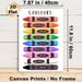 French Color Crayons Painting Poster, Vibrant Flat-style Colorful French-labeled Crayons Poster, Assists With French Color Vocabulary Learning, Ideal_maomaolike.com