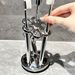 Flower Toothbrush Bathroom Washstand Makeup Brush Holder Base Stand Storage Rack Ceramic_maomaolike.com