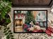 Afghan Hound Cozy Christmas Doormat Front Door Mat Indoor Outdoor Rugs For Entryway, Non Slip Washable Low Pile, 24H X 36W_maomaolike.com