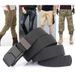 HOT New Stretch For Men and Women Hard Alloy Quick Release Buckle Strong Real Nylon Unisex Elastic Overalls Work Belt_maomaolike.com