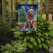 Wirehaired Pointing Griffon Christmas Reindeer Garden Flag Mailbox Flag Decorative Yard Flag Banner Outside Patio Artwork Yard Flower Beds, Garden Size, Multicolor_maomaolike.com