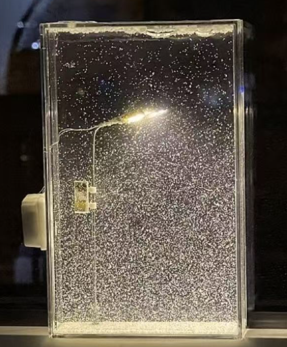 Flowing Night Light Snow Scene Street Lamp DIY Craft Kit Gift For Girlfriend Or Best Friend_maomaolike.com