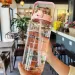 2L Large Capacity Plastic Water Cup Portable Drink Bottle With Time Marker For Outdoor Sports Fitness Kettle_maomaolike.com