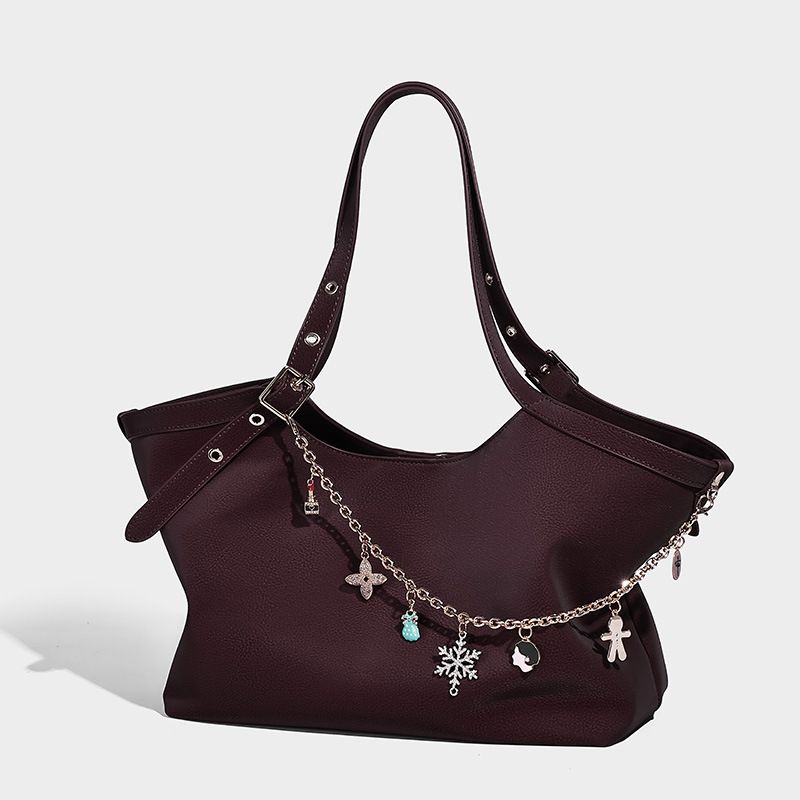 Casual Loose Tote For Women 2026 Autumn Winter New Large Capacity Fashion Commuter Shoulder Bag_maomaolike.com