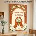 Mehndi Themed Painting Poster, Exquisite Traditional Indian Style Poster, Henna-decorated Hands Holding Jasmine Blooms With Ornate Arched Floral_maomaolike.com