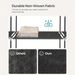 1pc Freestanding Clothes Rack With NonPortable Wardrobe Closet, -Woven Dust Cover, 12 Compartments Storage Organizer, 59 X 17.7 X 69 Inches, Black, For Bedroom And Home Organization_maomaolike.com