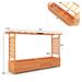 Raised Garden Bed Planter Box With Lattice Trellis Drainage Holes Forporch, Garden, Patio, Deck_maomaolike.com