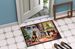 Bloodhound Cozy Christmas Doormat Front Door Mat Indoor Outdoor Rugs For Entryway, Non Slip Washable Low Pile, 24H X 36W_maomaolike.com