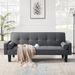 fabric Sofa, Medieval Love Seat Sofa Furniture, With Pillows, Living Room Button Tufted Sofa, Pull Point Design_maomaolike.com