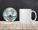 Bull Terrier Luau Large Sandstone Coasters Pack Of 4 Absorbent Round Coasters Decor Gifts For Men Or Women, 4 In, Multicolor_maomaolike.com
