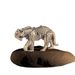 Brass Saber-Toothed Small Copperware Paperweight Desk Ornament Antique Bronze Tea Pet Solid Tiger Handheld Piece Decoration_maomaolike.com
