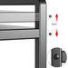 Kitchen Thickened Extendable Microwave Rice Cooker Oven Household Double-layer Carbon Steel Storage Rack_maomaolike.com