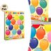 Birthday Calendar Painting Poster, Vibrant Cartoon Animal & Balloon Themed Poster, Practical Design To Track Monthly Birthdays, Ideal For Office_maomaolike.com