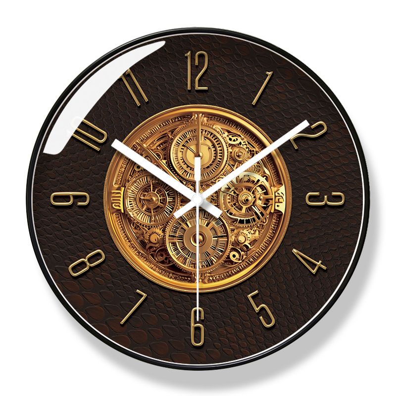 Yipula 7072 Light Luxury Wall New Modern Simple Home Living Room Wall-Mounted Fashionable Elegant Clock_maomaolike.com