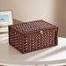 Japanese Style Desktop Woven Miscellaneous Items, Rattan Basket For Cosmetics, Toys, Books, Underwear Storage Box_maomaolike.com