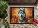 Siberian Husky Fall Doormat Front Door Mat Indoor Outdoor Rugs For Entryway, Non Slip Washable Low Pile, 24H X 36W_maomaolike.com
