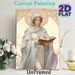 Religious Saint-like Female Painting Poster, Soft-toned Art Nouveau Style Poster, Serene Elegant Design Ideal For Home And Spiritual Space Decor_maomaolike.com
