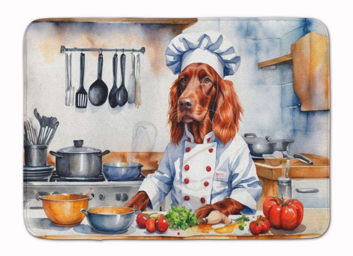 Irish Setter The Chef Memory Foam Kitchen Mat Machine Washable Anti-Fatigue Mat Cushion Comfort Bath Mat Or Kitchen Rug_maomaolike.com