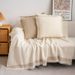 Solid Color Bed End Blanket Tassel Edge Sofa Blanket Living Room Blanket Bed With Air Conditioning Blanket Bed Cover Bed Flag Towel_maomaolike.com