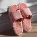 Solid Colour Men's Slippers Bathroom Anti-slip Massage Sandals Women Simple Soft Bottom Health Shoes Zapatillas Casa_maomaolike.com