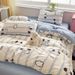 Manufacturer Wholesale INS Korean Style Fresh Pure Cotton Four-Piece Cute Children's Cartoon Girl Dormitory Apartment Three-Piece_maomaolike.com