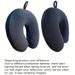 Simple Plush U-shaped Driving Travel Neck Nap Pillow Comfortable To Relieve Fatigue_maomaolike.com