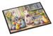 Decorating Easter Bull Terrier Doormat Front Door Mat Indoor Outdoor Rugs For Entryway, Non Slip Washable Low Pile, 24H X 36W_maomaolike.com