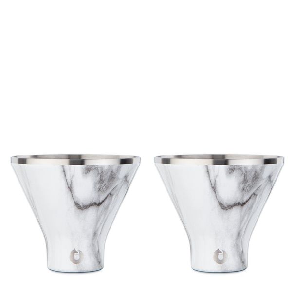 Stainless Steel Martini Glass, Set Of 2 - Marble_maomaolike.com