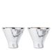 Stainless Steel Martini Glass, Set Of 2 - Marble_maomaolike.com
