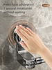 Suction Cup Bathroom No-Drill Telescopic Bar Storage Rack Washroom Bath Towel Organizer Hanger_maomaolike.com
