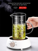 High Borosilicate Glass Measuring Children's Graduated Milk Microwave Safe Heating Breakfast Oatmeal Water Cup_maomaolike.com
