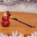 Twelve Zodiac Gourd Pendant Empty Bottle Can Be Filled With Cinnabar Fortune Car Keychain Hanging Ornament Accessories Crafts_maomaolike.com
